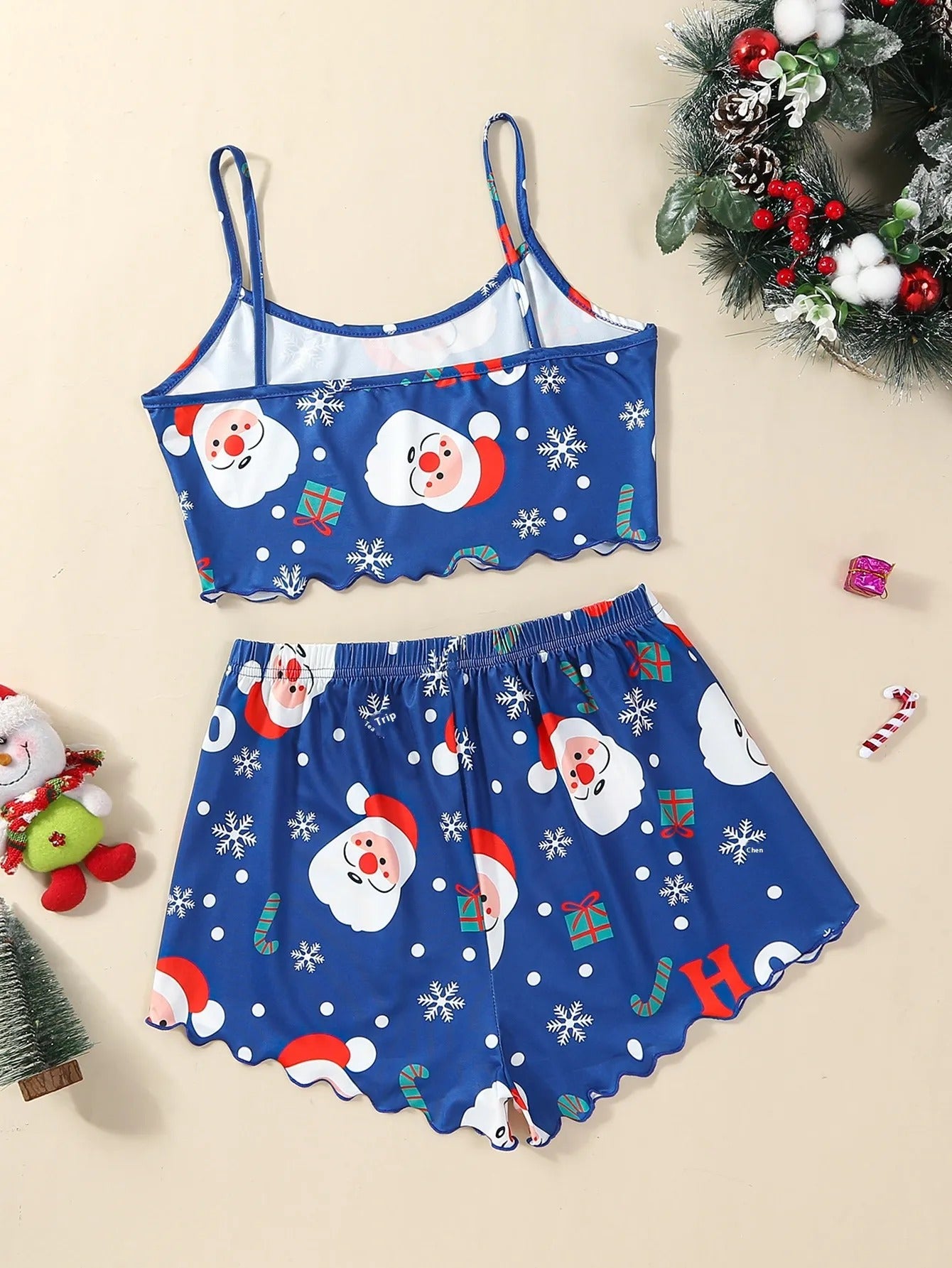 Christmas Milk Silk Pajamas