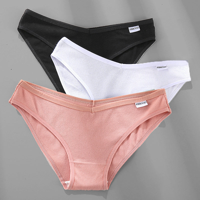 Cotton Women's Briefs Set