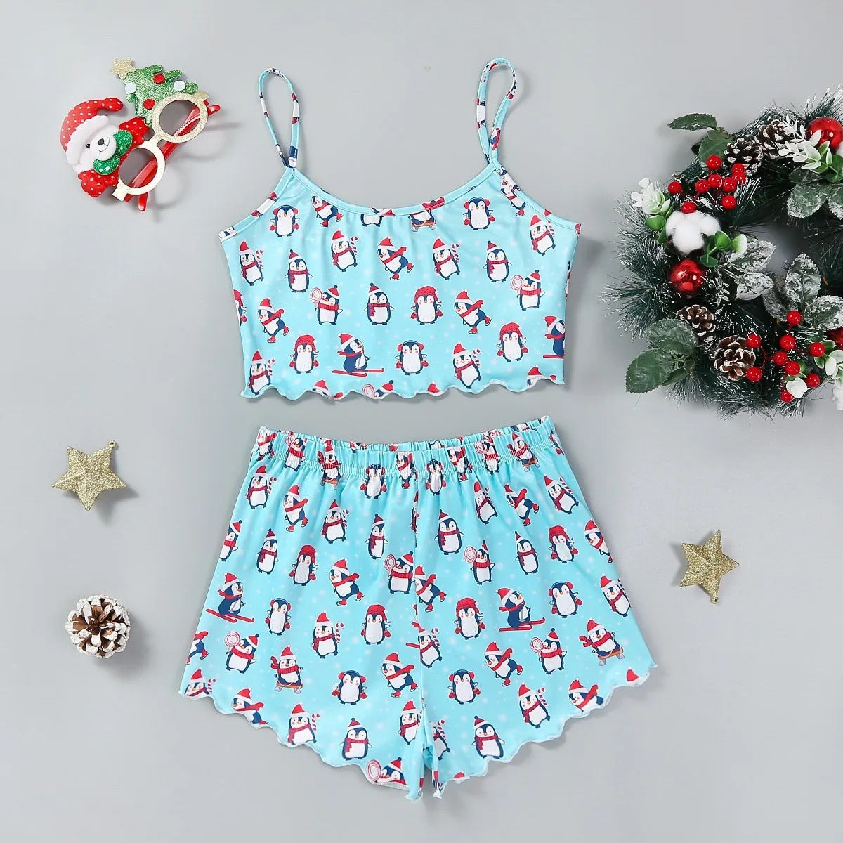 Christmas Milk Silk Pajamas