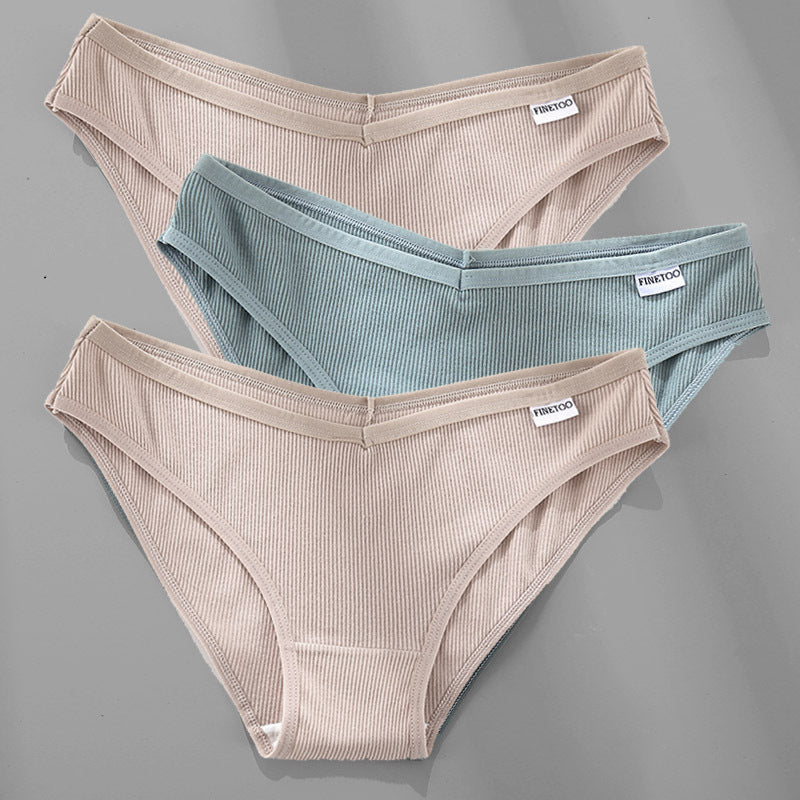 Cotton Women's Briefs Set