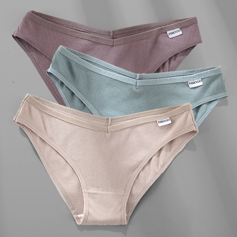 Cotton Women's Briefs Set