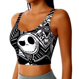 Jack Skellington Gym Crop Top