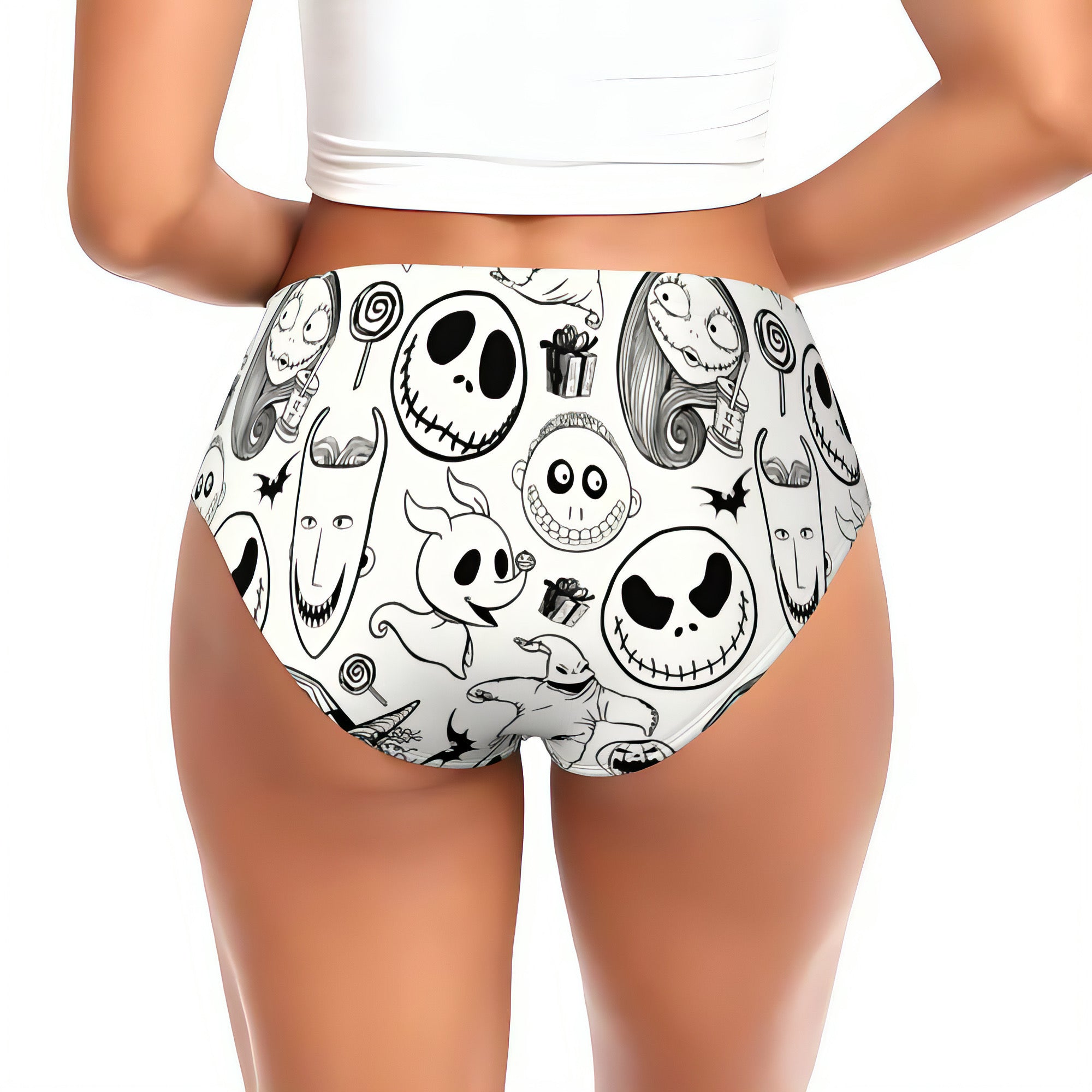 Nightmare Skull Women's Halloween Briefs