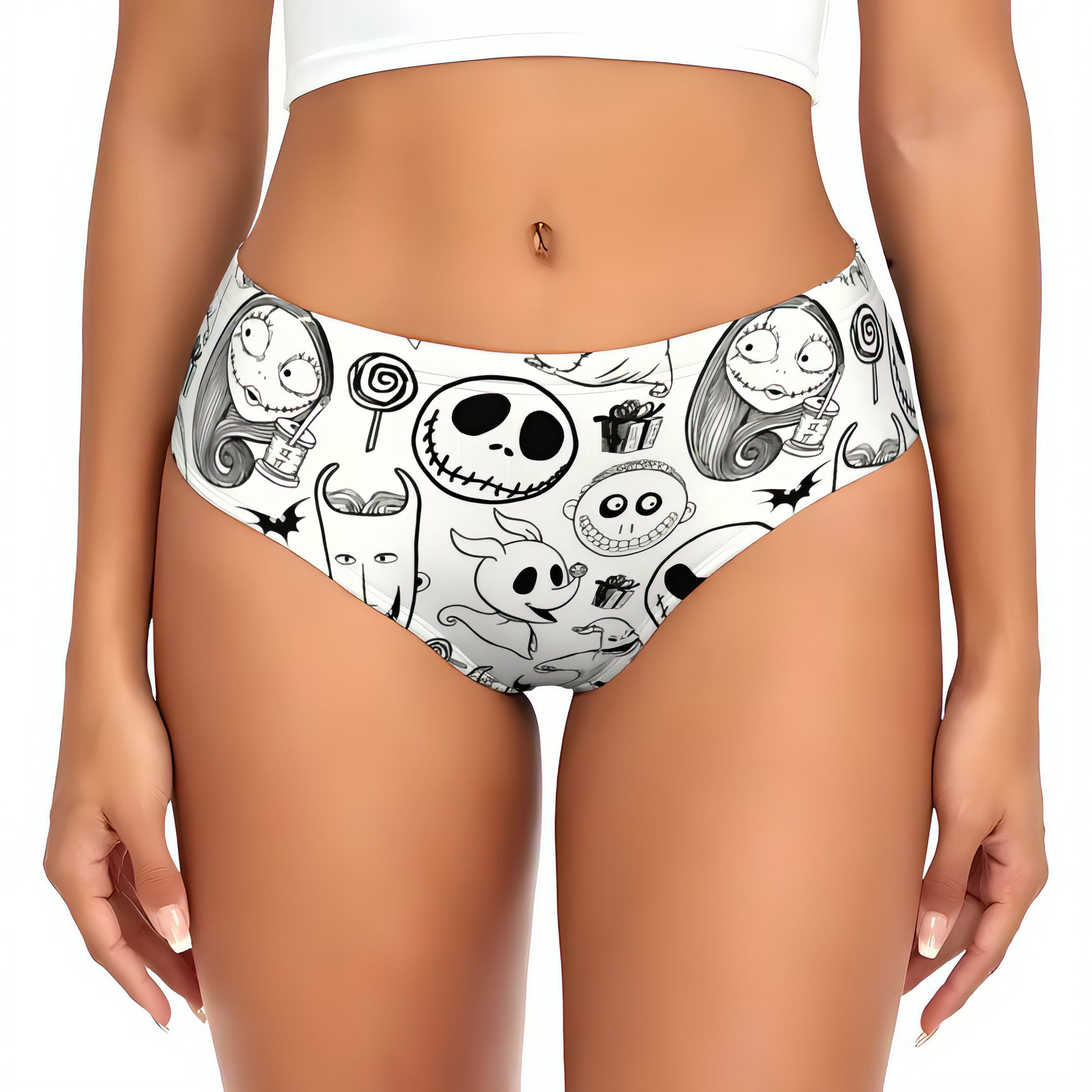 Nightmare Skull Women's Halloween Briefs