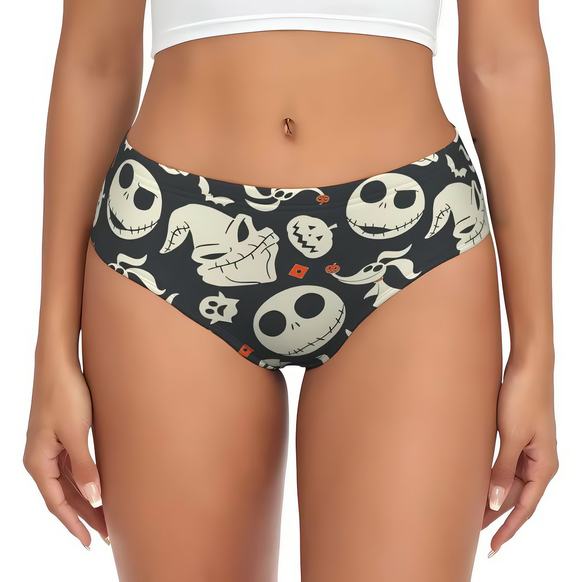 Halloween Jack Print Briefs