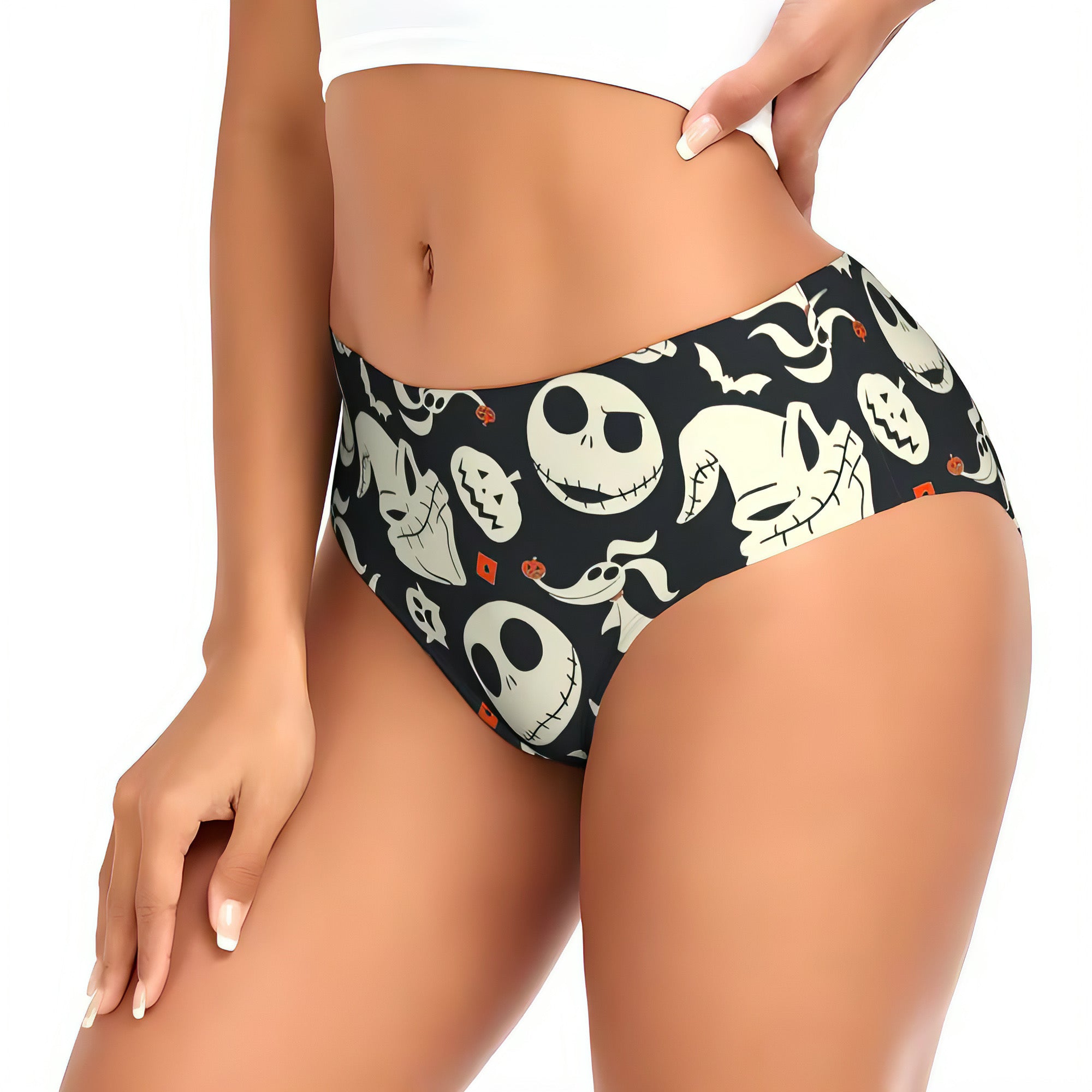 Halloween Jack Print Briefs