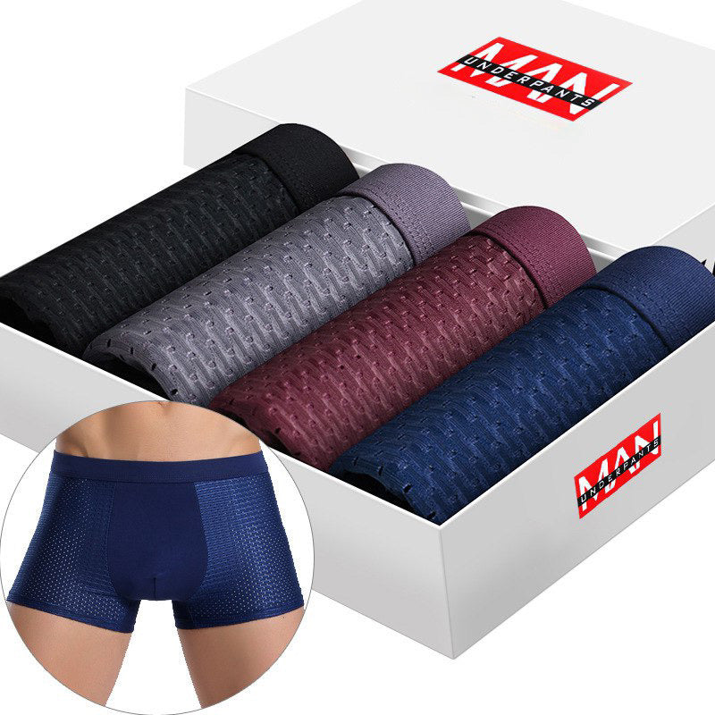 Men's Boxer Shorts - 4-Pack