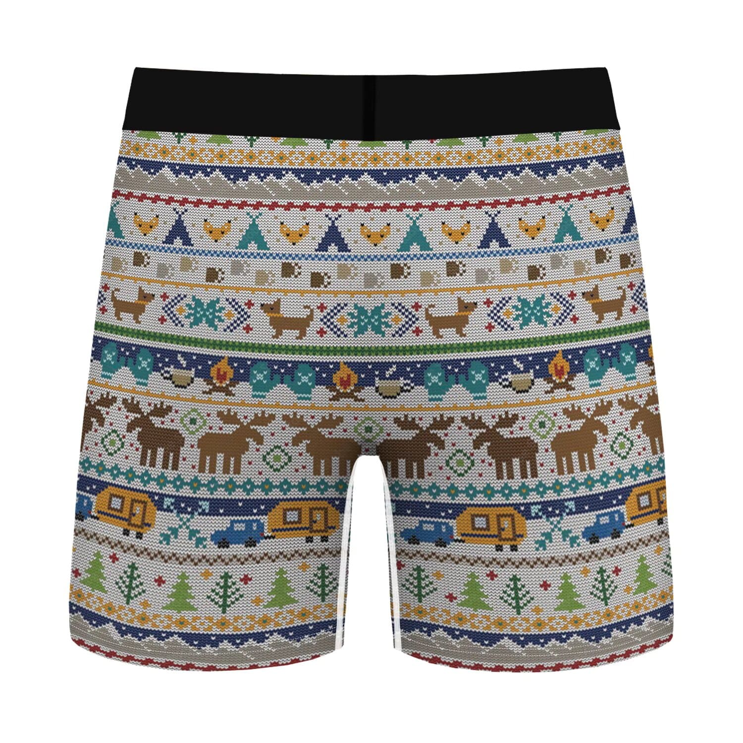 3-Pack Christmas Print Boxers