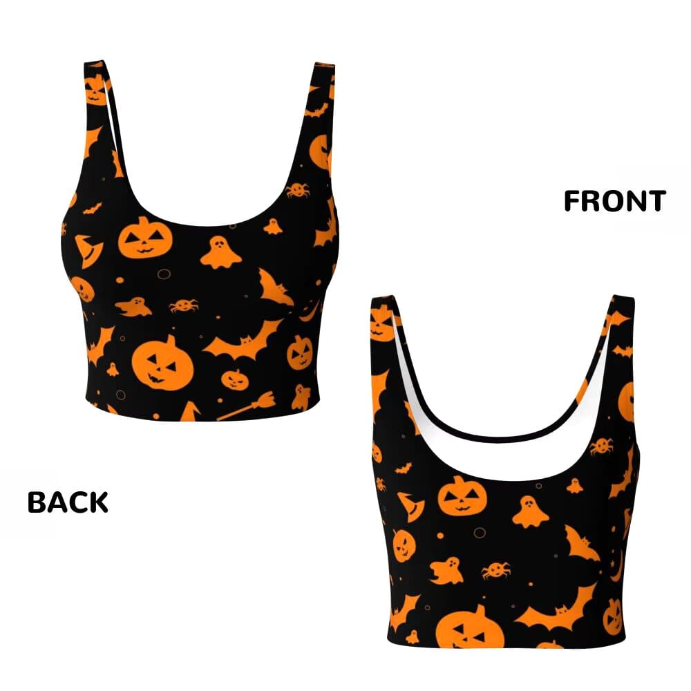 Halloween Pumpkin Sports Top