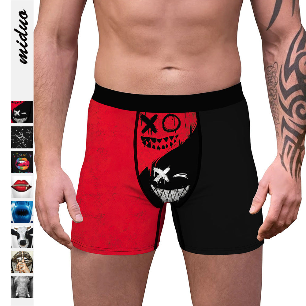 Halloween Men's Breathable Boxers